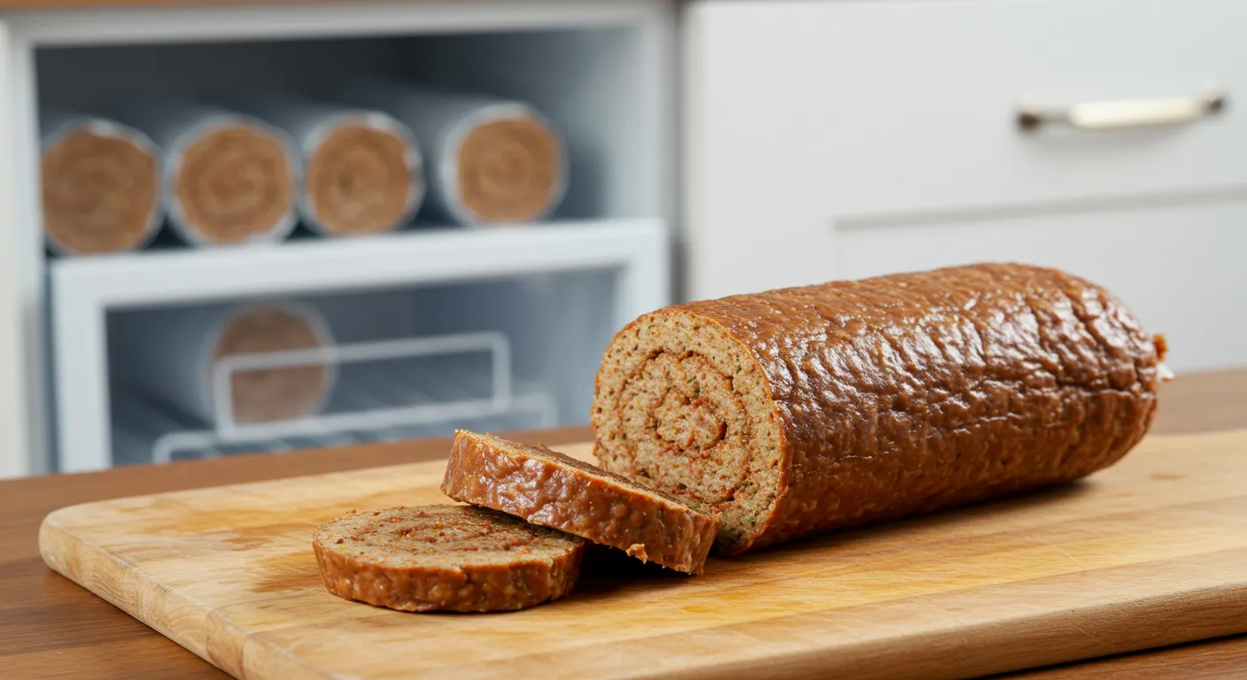 can you freeze fresh pet dog food roll