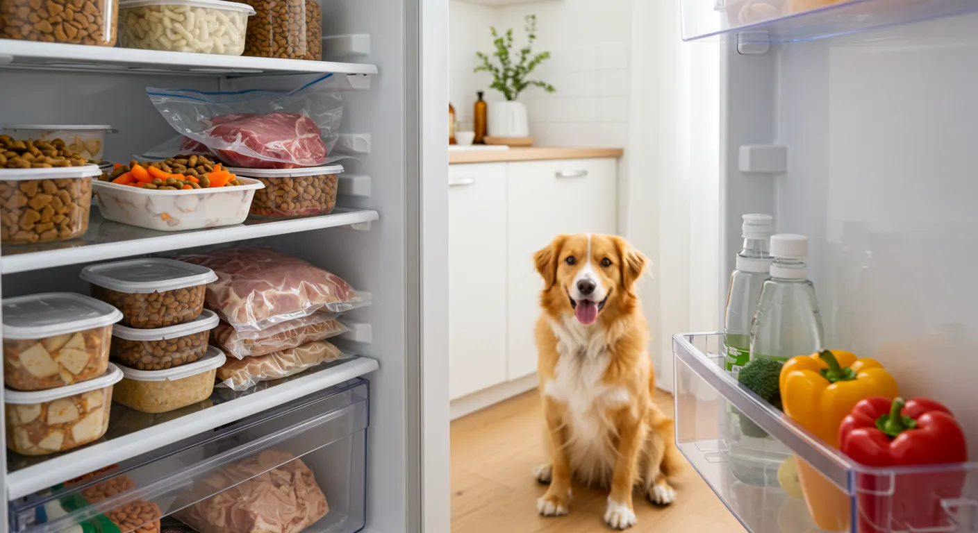 can you freeze pet fresh dog food