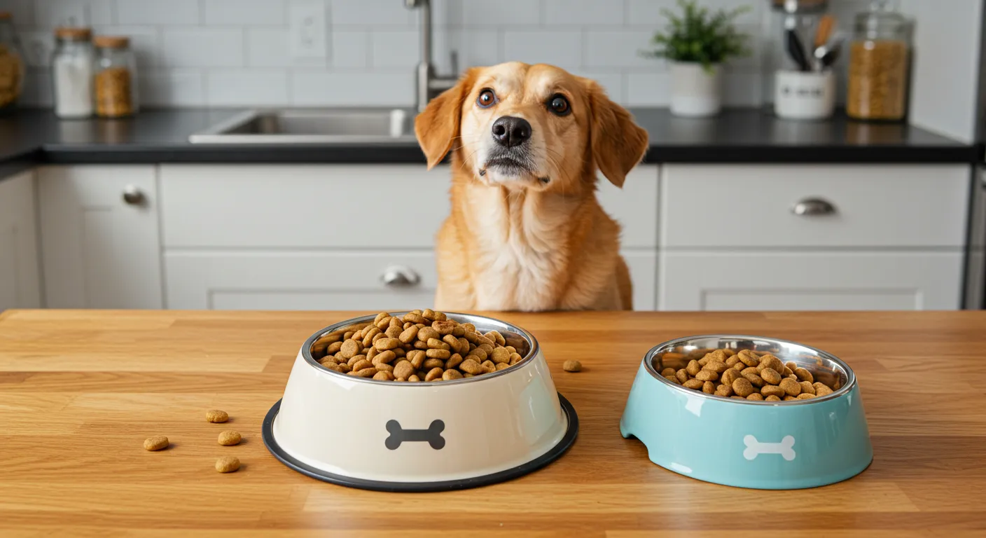 Do dogs know their food limit?
