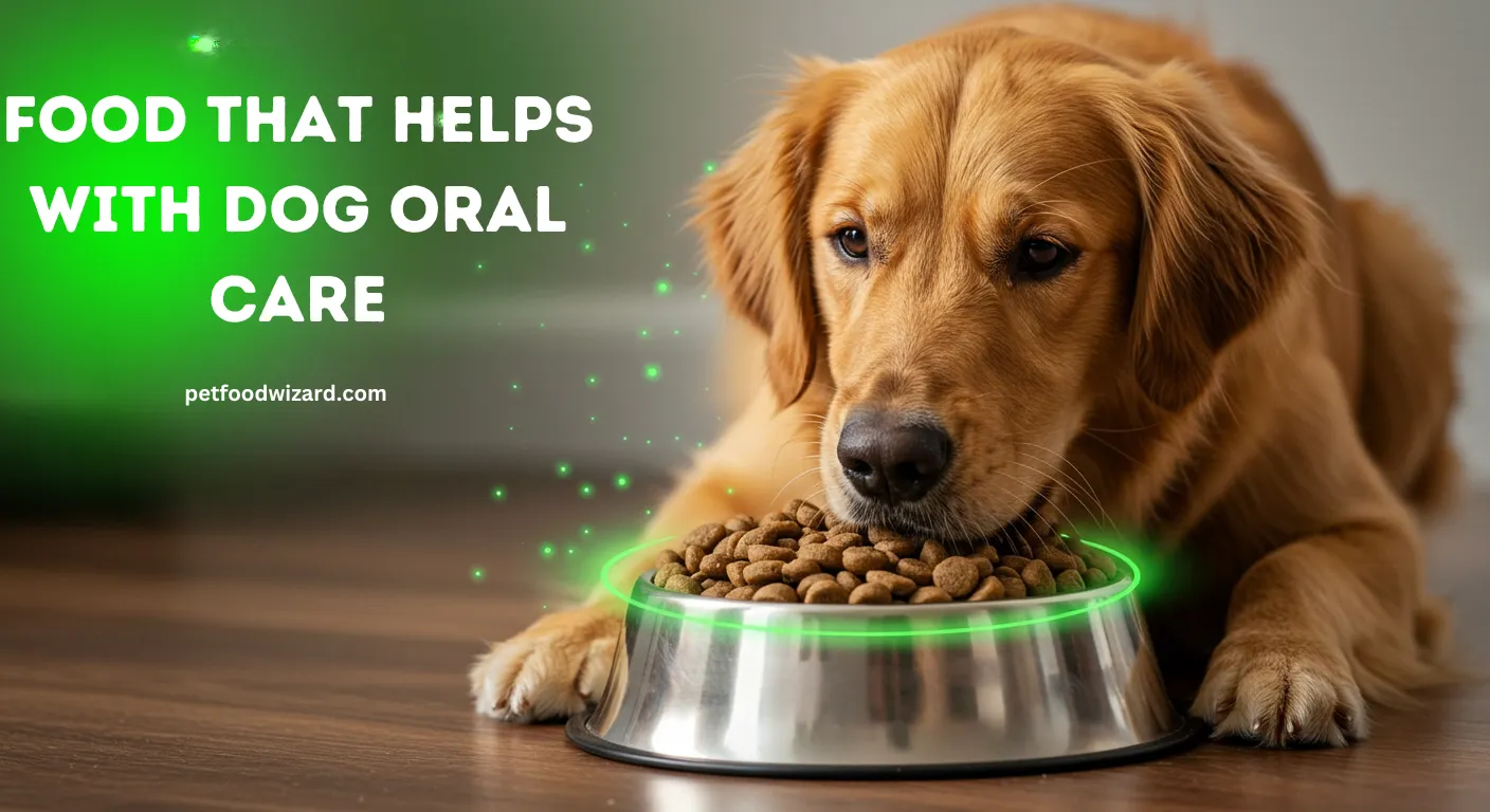 Food that helps with dog oral care