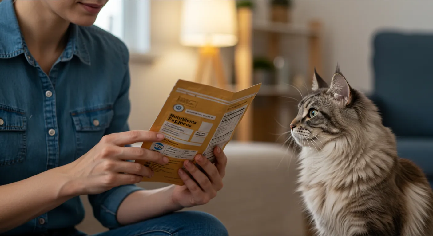 How can cat owners verify the quality of commercial cat food?