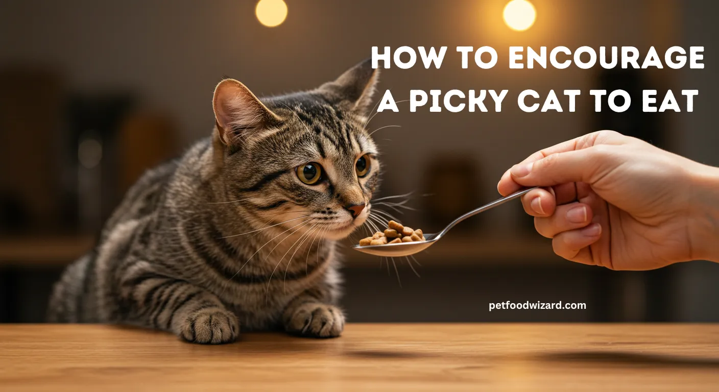 How to Encourage a Picky Cat to Eat