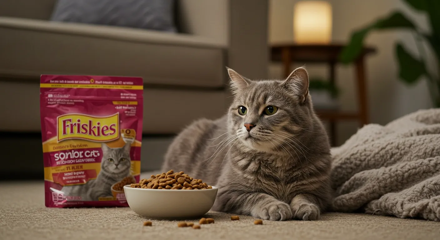Is Friskey's cat food a healthy choice for my senior cats?