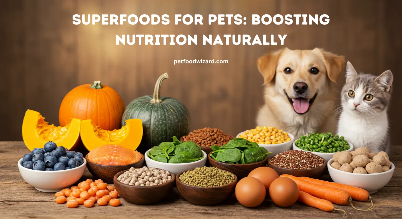 Superfoods for Pets: Boosting Nutrition Naturally