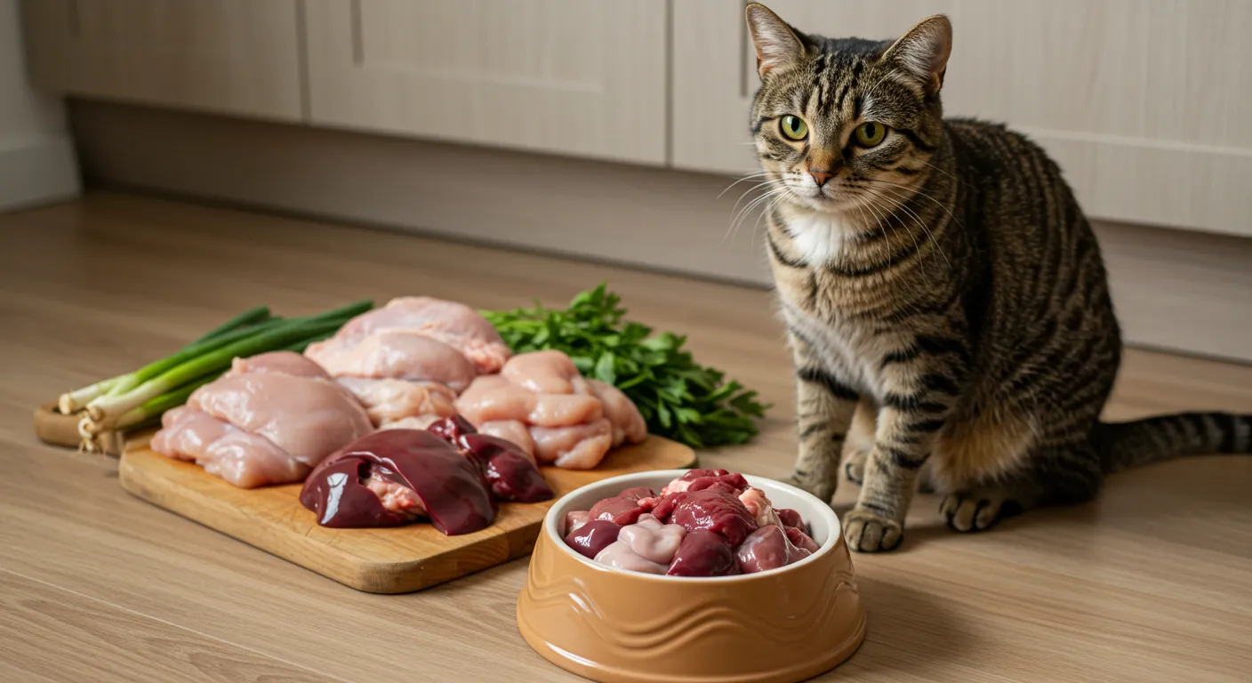 what happens if you feed your cat raw food?