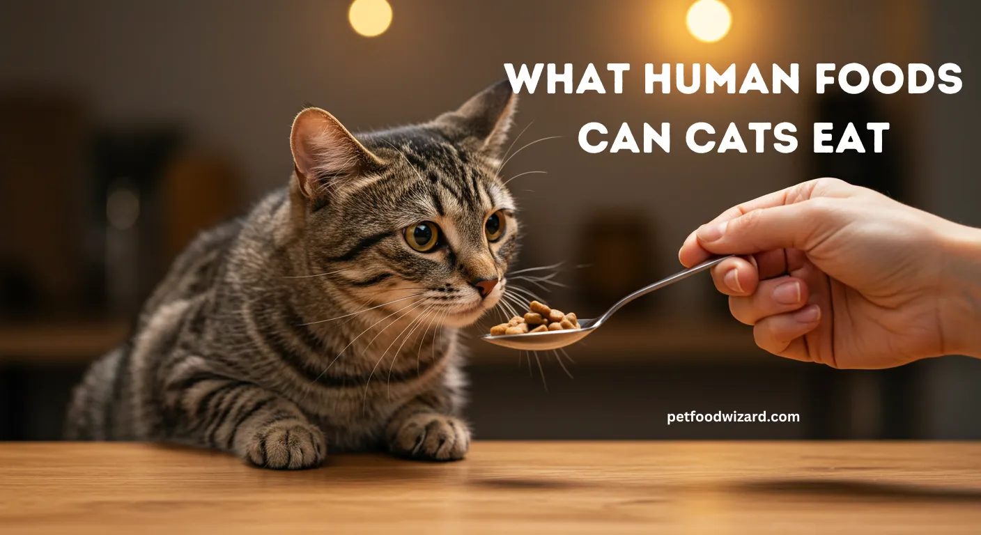 what human foods can cats eat