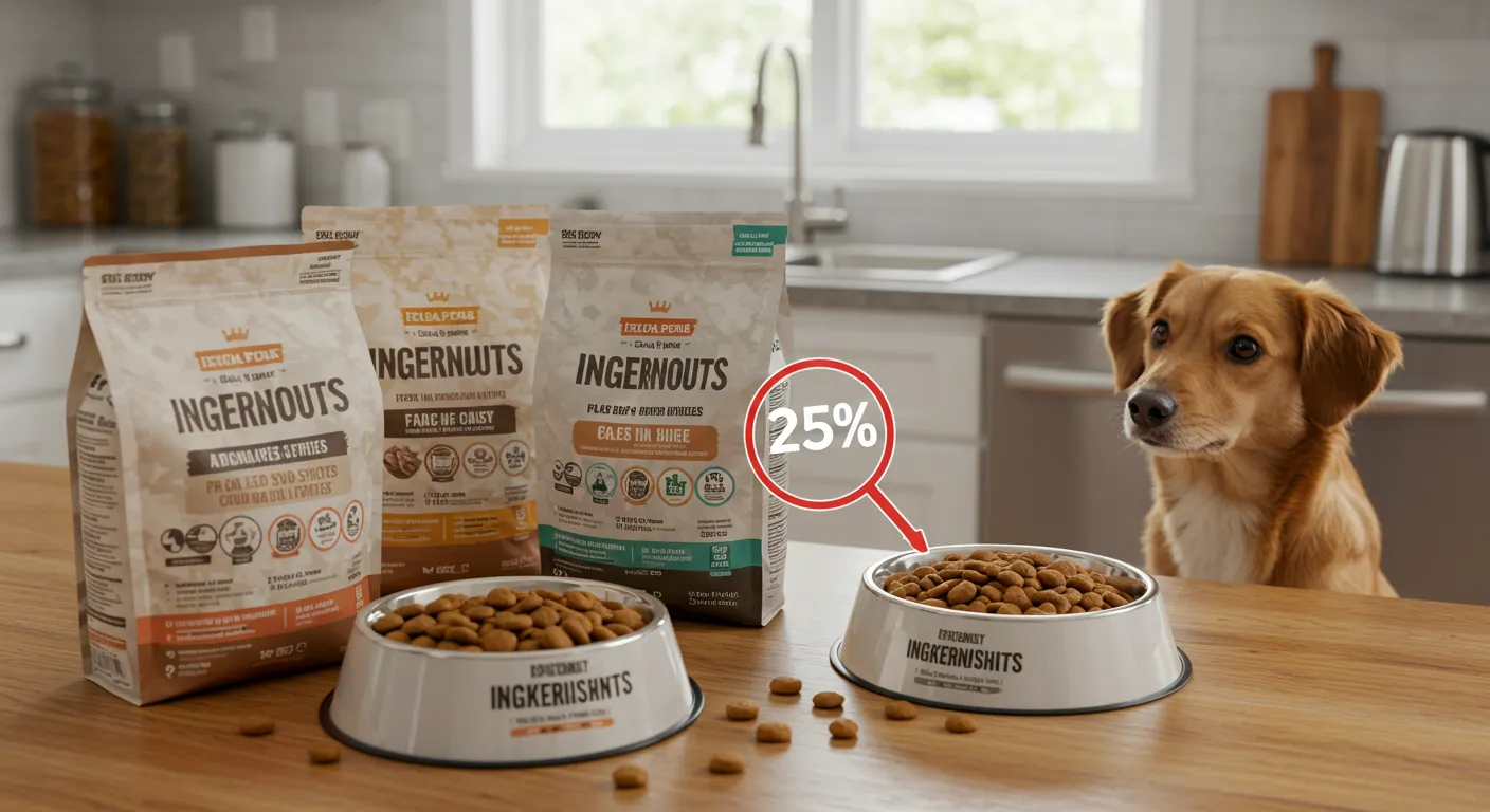 What is the 25% rule in pet food?