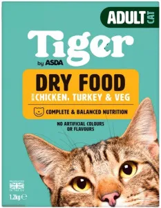 ASDA Tiger Adult Chicken, Turkey & Veg