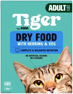 ASDA Tiger Adult With Herring & Veg