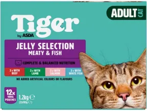 ASDA Tiger Jelly Selection Meaty & Fish
