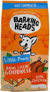 Barking Heads Little Paws Bowl Lickin Chicken