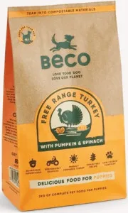 Beco Free Range Turkey with Pumpkin & Spinach Puppy