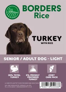 Borders Pet Foods Naturals Senior Light Turkey & Rice