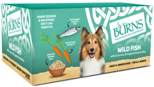 Burns Wild fish with Carrots & Organic Brown Rice