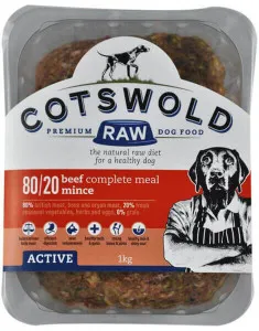 Cotswold Raw Active Beef Mince 80/20