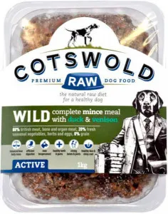 Cotswold Raw Wild Range Duck & Venison Mince 80/20