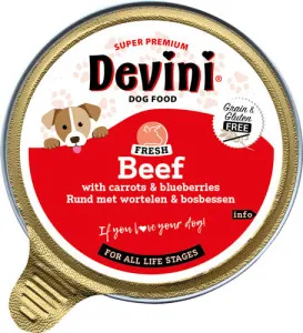 Devini Beef with Carrots & Blueberries