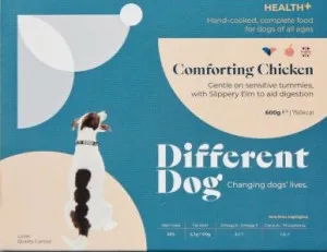 Different Dog Comforting Chicken