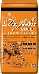 Dr John Gold rich in chicken with vegetables and gravy