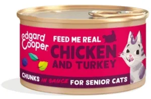 Edgard Cooper Chicken & Turkey Chunks in Sauce