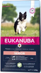 Eukanuba Senior Small/Medium Breed Lamb & Rice