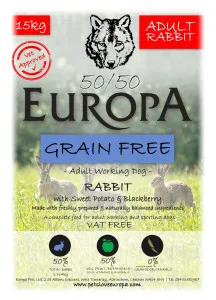 Europa 50/50 Grain Free Rabbit