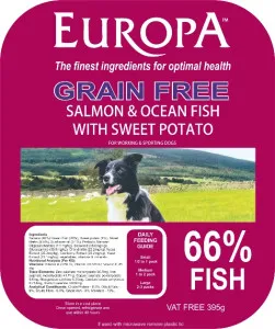 Europa Grain Free Salmon & Ocean Fish with Sweet Potato
