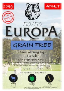 Europa Lamb 50/50 with Sweet Potato and Mint