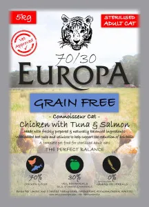 Europa Sterilised Adult Chicken / Tuna & Salmon