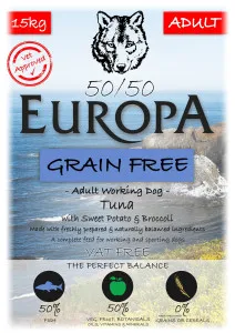 Europa Tuna 50/50 with Sweet Potato & Broccoli