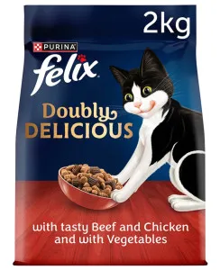 Felix Doubly Delicious Beef, Chicken & Vegetables