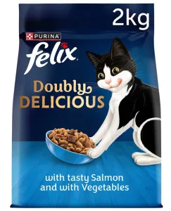 Felix Doubly Delicious with Tasty Salmon and with Vegetables