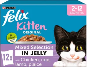 Felix Original Kitten Mixed Selection in Jelly