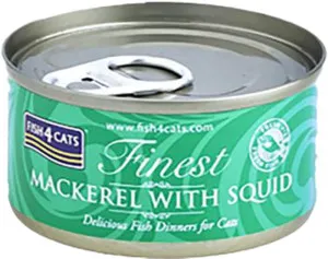Fish 4 Cats Mackerel with Squid
