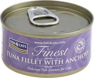 Fish 4 Cats Tuna fillet with Anchovy