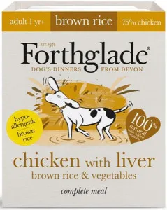 Forthglade Chicken with Liver, Brown Rice & Vegetables