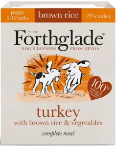 Forthglade Turkey with Brown Rice & Vegetables Puppy