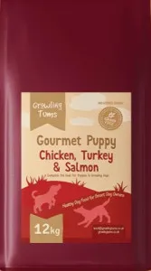Growling Tums Gourmet Puppy Chicken, Turkey & Salmon