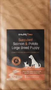 Growling Tums Succulent Salmon & Potato Large Breed Puppy