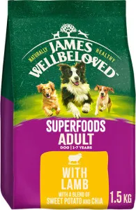 James Wellbeloved Adult Lamb with Sweet Potato & Chia Superfoods