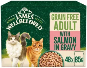 James Wellbeloved Grain Free with Salmon in Gravy Adult