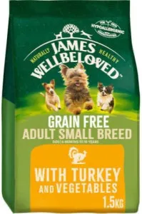 James Wellbeloved Grain Free Turkey & Vegetables Small Breed