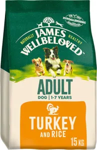 James Wellbeloved Turkey & Rice Adult