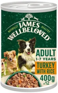 James Wellbeloved Turkey & Rice in Loaf Adult
