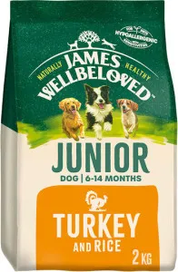 James Wellbeloved Turkey & Rice Junior