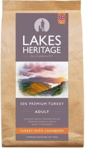 Lakes Collection Lakes Heritage Grain Free Adult Turkey With Cranberry