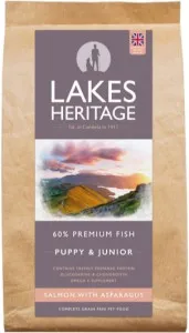 Lakes Collection Lakes Heritage Grain Free Puppy Salmon With Asparagus