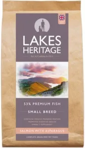 Lakes Collection Lakes Heritage Small Breed Salmon With Asparagus