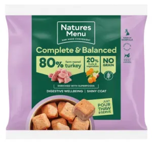 Natures Menu Complete & Balanced 80/20 Farm Reared Turkey