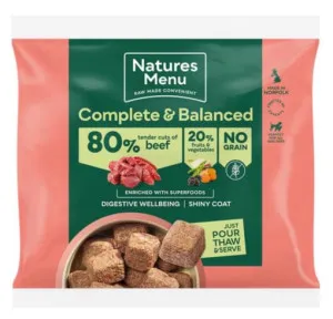 Natures Menu Complete & Balanced 80/20 Tender Beef
